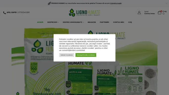 LIGNOHUMATE - Acasa - Din pasiune pentru plante