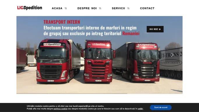 Transport intern si international - LigSpedition