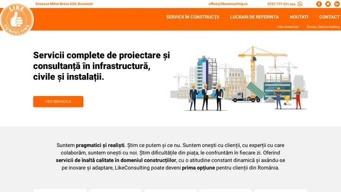 LikeConsulting – Servicii complete de proiectare