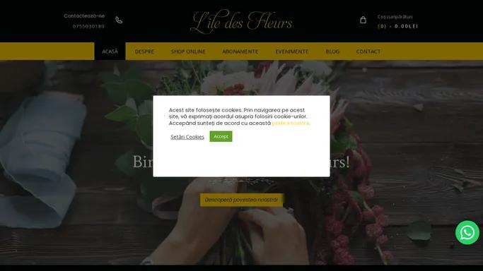 L'ile des Fleurs – Magazin online de flori