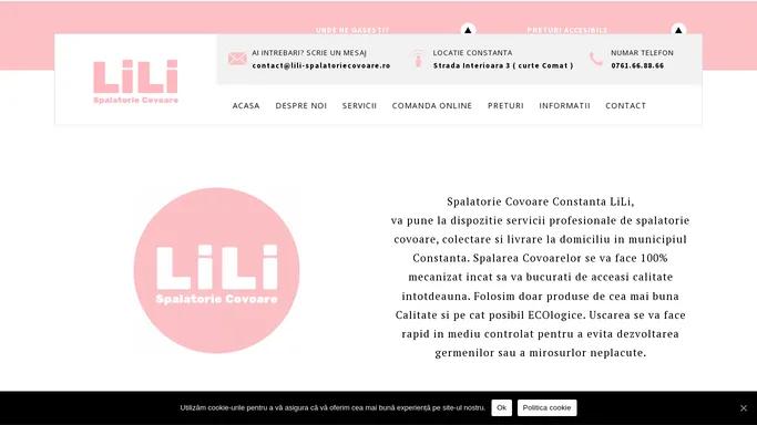 LiLi Spalatorie Covoare Constanta - ☎ 0761 66 88 66