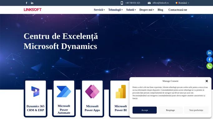 Implementare CRM | Centru de Excelenta Microsoft Dynamics | LINKSOFT