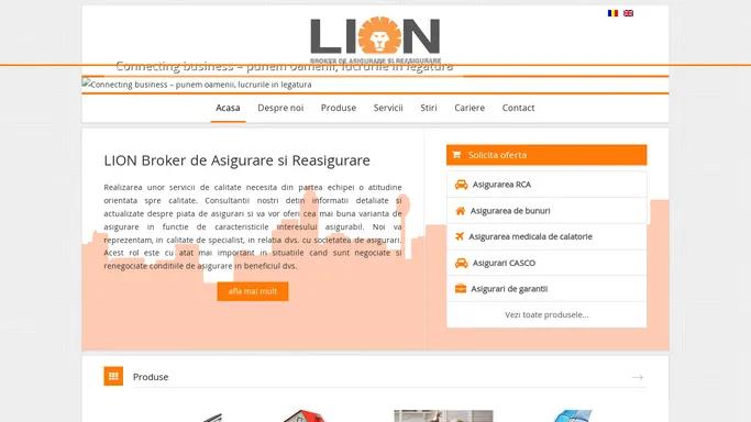 Acasa - LION Broker de Asigurare si Reasigurare