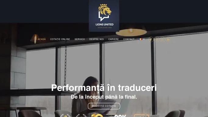 Traduceri autorizate Timisoara - Lions