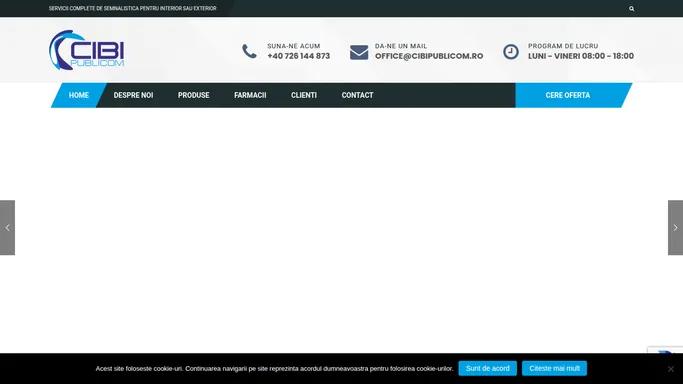 Cibi Publicom – Litere Volumetrice Bucuresti – Firme Luminoase – Reclame Led – Panouri Publicitare