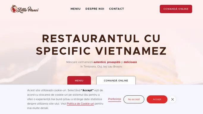 Little Hanoi | Restaurante cu Specific Vietnamez