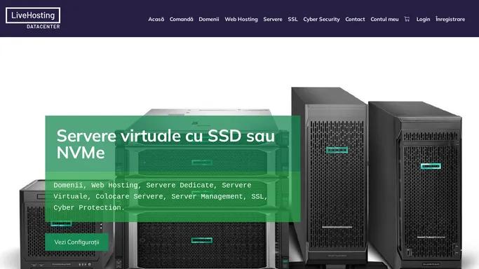 VPS-uri si Servere HPE Proliant > LiveHosting Datacenter