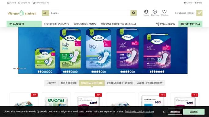 Scutece pentru Adulti de Top - Livrare Rapida in Toata Tara | Livrare-Scutece.ro