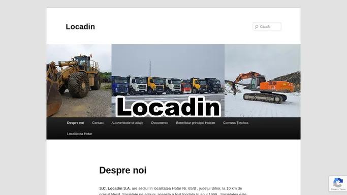 Despre noi - Locadin