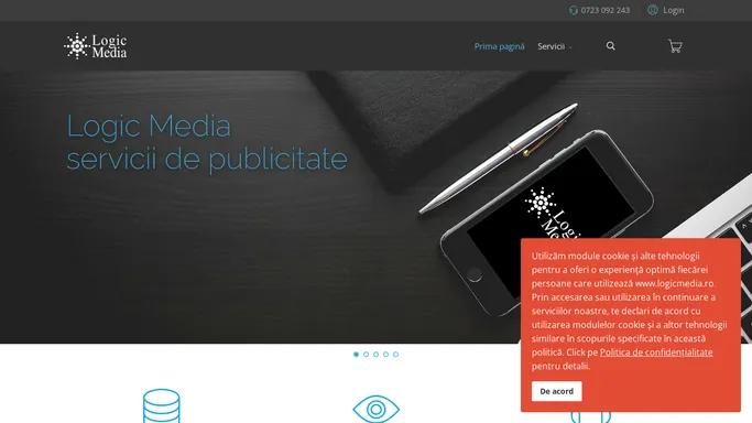 LOGIC MEDIA | Publicitate Focsani, Webdesign Vrancea, Magazin virtual, Gazduire site