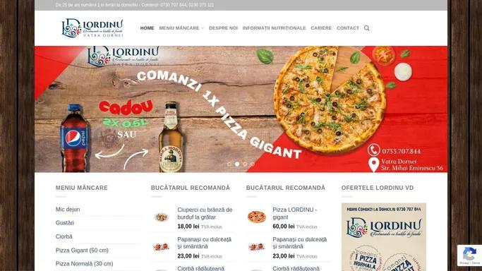 Lordinu – comenzi online la domiciliu