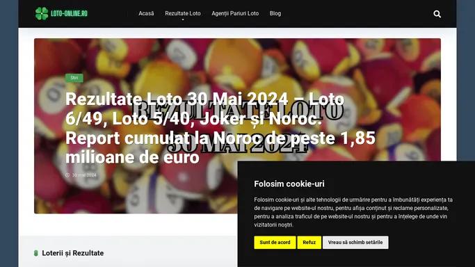 Loto-Online.ro - Portalul Pasionatilor de Jocurile Loto