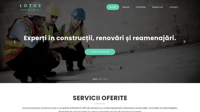 Servicii complete de constructii, amenajari interioare si exterioare.