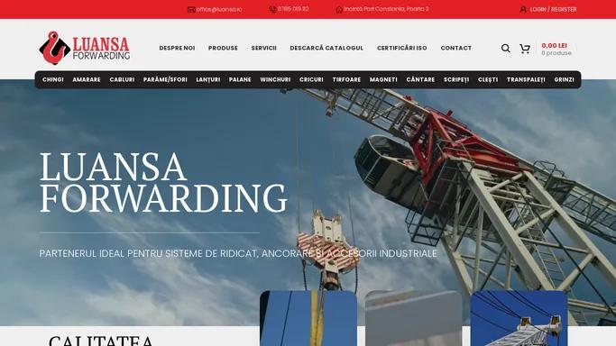 Luansa Forwarding – Sisteme de ridicare, Sisteme de ancorare industriale