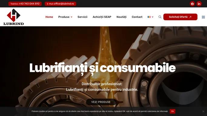 Lubrind - Lubrifianti si consumabile