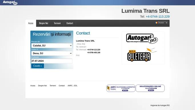 Lumima Trans SRL