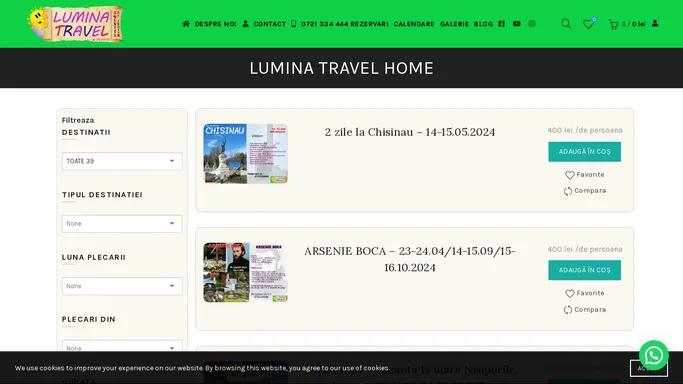 Lumina travel home - Lumina Travel