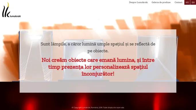 Lumokroki - Lampi si corpuri de iluminat personalizate