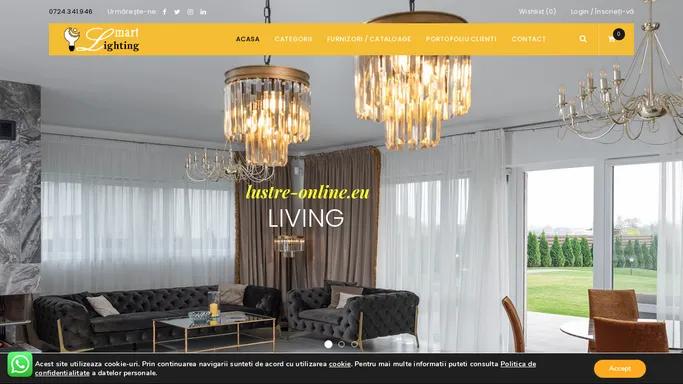 Acasa - Magazin lustre - corpuri de iluminat