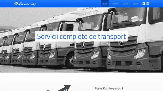 Luxorcomp | Servicii complete de transport