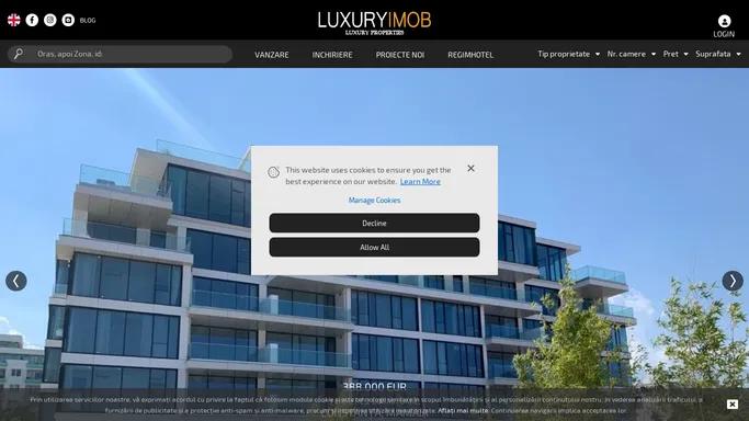 Imobiliare de lux - vanzare si inchiriere | LuxuryImob