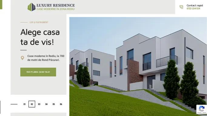 Luxury Residence Home Rediu – Case moderne in Iasi