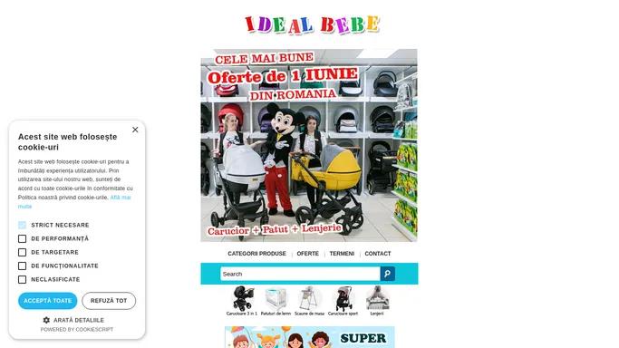 Magazinele Fizice si Online Ideal Bebe - Mobile Version