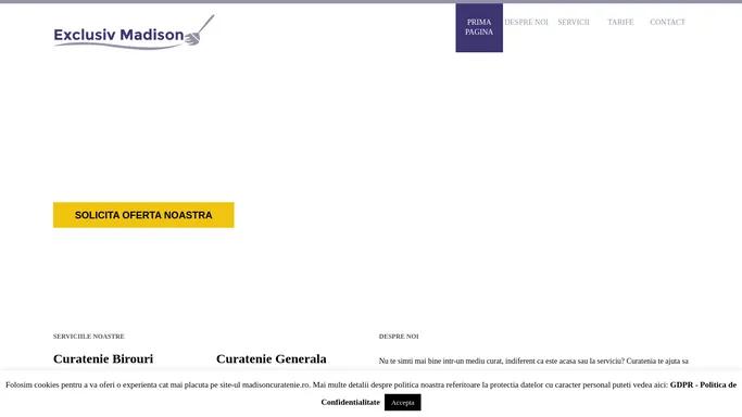 Madison Curatenie | Servicii Curatenie Timisoara