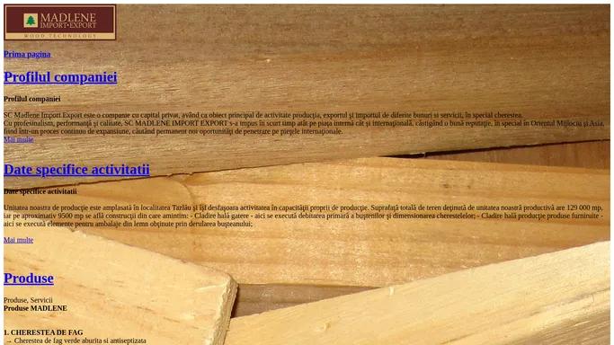 MADLENE IMPORT EXPORT