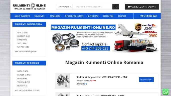 Magazin Rulmenti Online | Cataloage Rulmenti | Romania