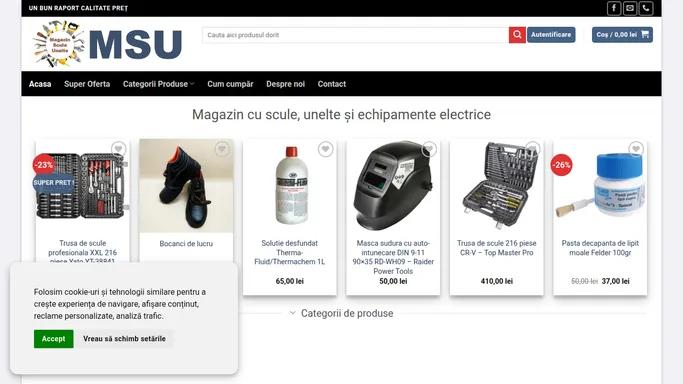 Magazin Scule si Unelte | Produse Profesionale | Livrare Rapida