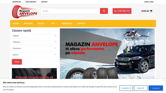 Magazin Anvelope - Oferte - Gama Variata