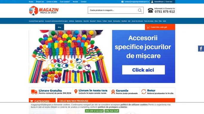 Magazin online accesorii sportive/antrenament.