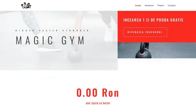 Magic Gym | Bigger.Faster.Stronger