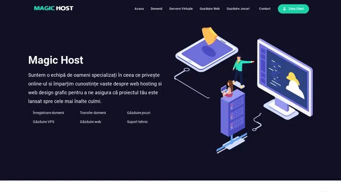 Magic-Host: Gazduire Web, Gazduire Jocuri, Domenii Web