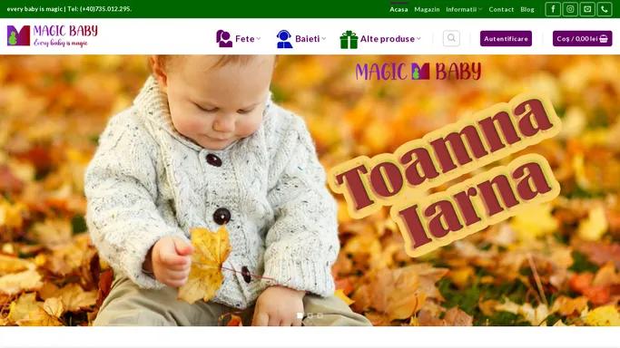 Acasa - Magazin hainute copii - Magic Baby