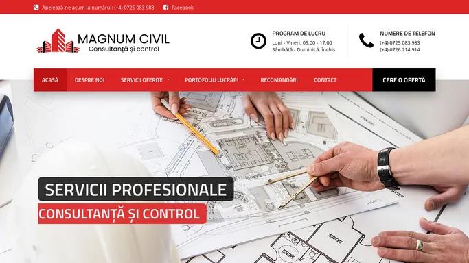 Diriginte de santier | Consultanta constructii | Magnum Civil