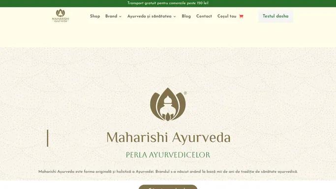 Maharishi Ayurveda - sanatate holistica ⋆ Maharishi Ayurveda