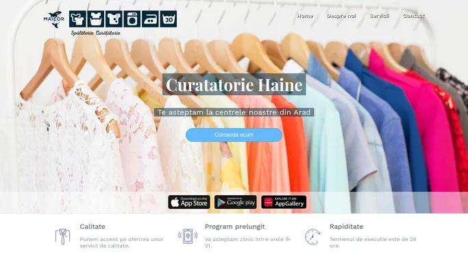 Curatatorie Spalatorie de Haine | In curand preluare si Livrare la Domiciliu Arad