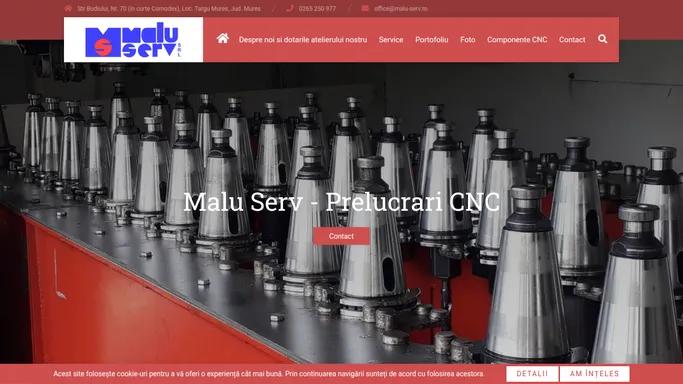 Prelucrari CNC Targu Mures | Centre de prelucrare orizontale si verticale cu CNC - Malu Serv | Malu Serv ofera servicii de prelucrare CNC in Targu Mures, inclusiv centre de prelucrare orizontale si verticale cu CNC, strunguri CNC, freze CNC si masini de gaurit. Calitate, precizie si profesionalism pentru piese prelucrate cu CNC in Targu Mures