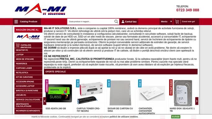 MAMIT - Cel mai ieftin magazin online de piese si accesorii IT