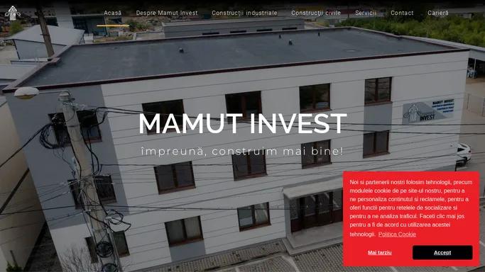 Mamut Invest – Constructii civile si industriale