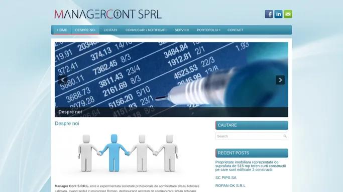 Manager Cont SPRL | Solutii – Insolventa, dizolvari, faliment, consultanta