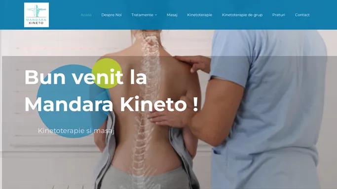 Acasa - masaj - remodelare corporala - celulita - kinetoterapie Mandara Kineto - Acasa