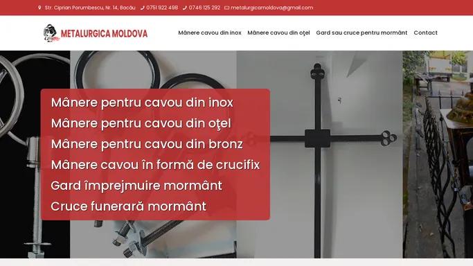 Manere cavou din inox & otel | Gard mormant | Cruce mormant