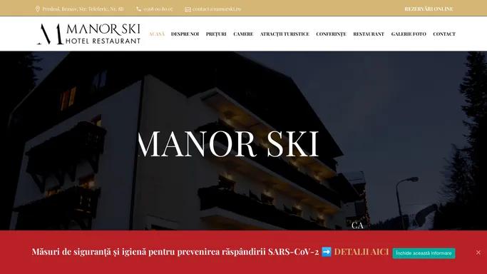 Manor Ski Hotel - Cazare Predeal - Cazare Partie Predeal - Oferte