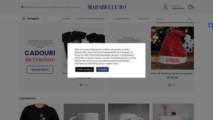 Marabelle.ro | Cadouri personalizate cu personalitate