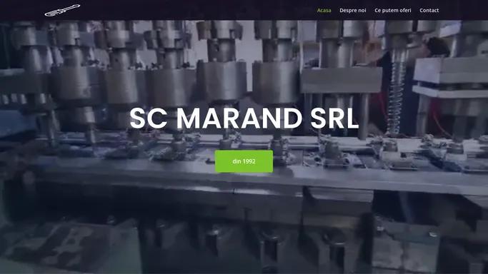 SC MARAND SRL