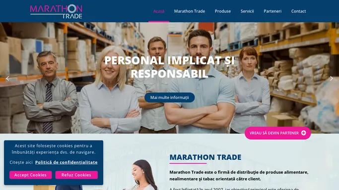 Marathon Trade » Distributie de produse alimentare, nealimentare si tabac