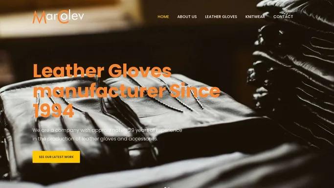 Marcolev | Knitwear and Leather Gloves Manufacturer